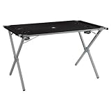 10T Camping-Tisch polyTAB Double, schwarz, 110x70x70 cm