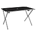 10T Camping-Tisch polyTAB Double, schwarz, 110x70x70 cm
