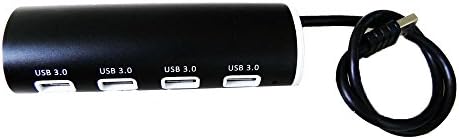 Hamaker USB 3.0 4 Ports Super Speed USB Hub 5Gbps GL3522 expansion chip (Black)