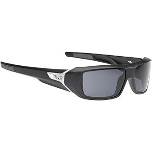 Spy HSX Sunglasses - Spy Optic Scoop Series Casual Wear Eyewear - Color: Matte Black/Grey, Size: One Size Fits All