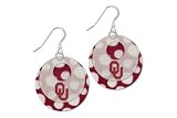 Oklahoma Sooners Capiz Double Shell Earrings