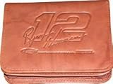 Ryan Newman Brown Leather Mini Organizer Wallet