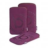bugatti Tasche Neopren Case RASPBERRY Size S für Motorola Gleam inkl. Handy-Heaven Kugelschreiber