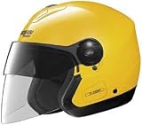 NOLAN N42E CAB YELLOW N-COM MOTORCYCLE Open-Face-Helmet