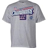 New York Giants NFC Champs Adult Locker Room T-shirt with Super Bowl XLII Logo