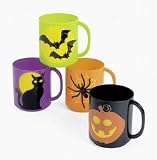 ICONIC PLASTIC HALLOWEEN MUGS (1 DOZEN) - BULK ICONIC PLASTIC HALLOWEEN MUGS (1 DOZEN) - BULK