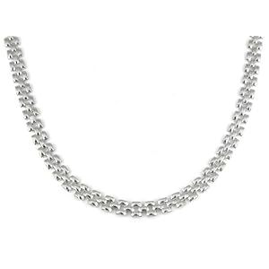 sterling silver panther necklace 17 inch