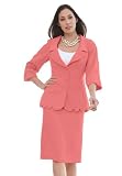 31zYKVc5l4L. SL160  Jessica London Plus Size Scalloped Skirt Suit