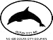 OCEAN CITY - DOLPHIN Oval Bumper Sticker