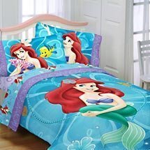 Buy Disney Little Mermaid Twin “Bubbles & Pearls” Sheet Set on line
