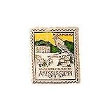 Mississippi Magnet 2D Postage Stamp