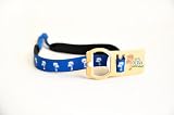 Neoprene Sunglass Strap with Hat Trick Opener attached/5 O'Clock-Blue