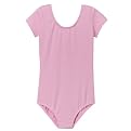 Girls' Short-Sleeve Leotard - Pink