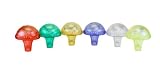 Tricod Set of 6 Assorted Colored Mushrooms, Pack of 6