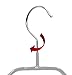 MAWA Euro Series Non-Slip Space Saving Clothes Hanger, Set of 10, Silver Style 40/P, Pack of 10, 10 Count (14148)