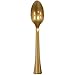 Lillian 48-Pack Plastic Teaspoons Cutlery Bag, Gold
