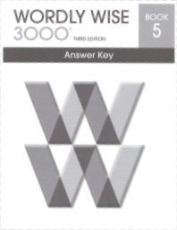 wordly wise 3000 book5 answer key systematic academic vocabulary development by unlisted 2012 paperback