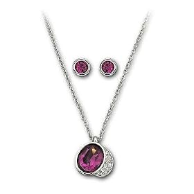 Swarovski Gloria Amethyst Set by