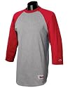Cotton Tagless Raglan Baseball Tee Shirt