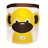 3Sprouts Organic Storage Bin - Monkey by 3Sprouts