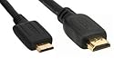 HDMI Mini Kabel, InLine®, HDMI St auf Mini St, verg. Kontakte, schwarz, 1,5m