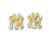 14k MLB New York Yankees Earrings