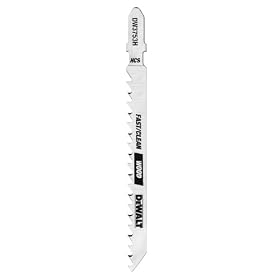 DeWalt DW3753H 4-Inch 6 TPI Fast Clean Cut Wood High Carbon Steel T-Shank Jig Saw Blade, 5-Pack