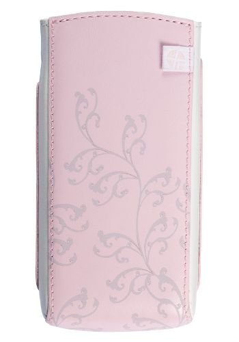 Trexta Path Serie Ledertasche mit Ornamenten f&uuml;r BlackBarry Pearl 3G Serie pink/wei&szlig; Preisvergleich