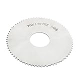 uxcell チップソー　カッター　ブレード　72T　切断用　軽量型　75mm x 22mm x 1.1mm