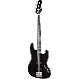 Squier by Fender Deluxe Active Jazz Bass IV - Black