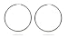 Eve's Addiction Sterling Silver Continuous Hoop Earrings - 1.75 Inch