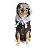 犬のジャケット【ヴィンテージ ボンバージャケット】 (Sサイズ)