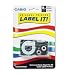 Musical Instruments : Casio XR18WES Casio Labeler TAPE,18MM, Black/white