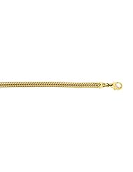 18KT Yellow Mesh 4mm Necklaces Length = 18