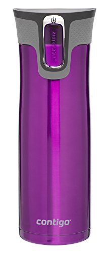 Contigo Autoseal West Loop Stainless Steel Travel Mug with Easy-Clean Lid, 20 oz Radiant Orchid