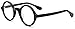 HEPIDEM Acetate Men Vintage Round Optical Glasses Frame Spectacles Eyeglasses (Zolman,Black)