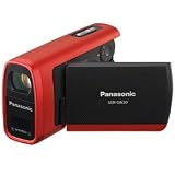 Panasonic SDR-SW20 Waterproof Flash Memory Camcorder with 10x Optical Zoom (Red)