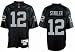Ken Stabler 1976 Oakland Raiders #12 Throwback Reebok NFL Youth Football Jersey (Black)