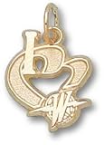 Golden State Warriors I Heart Logo 1/2 Charm/Pendant