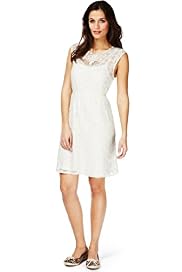 Indigo Collection Lace & Mesh Dress with Camisole