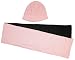 Riverstone Goods Thick Fleece Double-sided Scarf And Hat Set (pink) Image #1