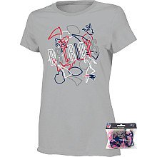 Reebok New England Patriots Girls (7 16) Logo Bandz T Shirt And Bandz Set Small 31zZVolNnFL Reebok New England Patriots Girls (7 16) Logo Bandz T Shirt And Bandz Set Small
