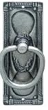 Drop Pull - Pewter Wreath Drop Pull