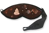 Dream Essence Sleep Mask with Aromatherapy for Health and Relaxation, Irridescent Butterfly