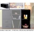 Foremost 327806 Modular Large Divided Storage System, Black