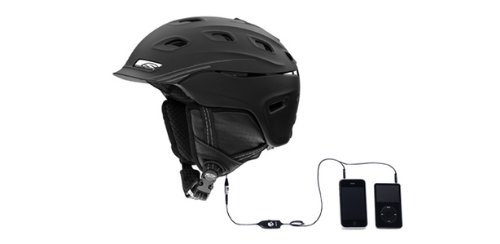 Smith Optics Unisex Adult Vantage Snow Sports Helmet With Skullcandy Audio Kit (Matte Black, Small)