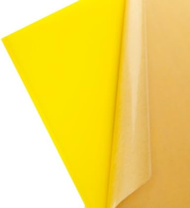 Sign Grade Cast Acrylic Sheet - .118" Thick, TL Yellow, 12" x 24" Nomina