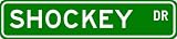 SHOCKEY Street Name Sign ~ Personalized Family Lastname Sign ~ G...