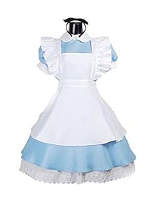 niceeshop(TM) Womens French Apron Maid Cosplay Fancy Adult Costume for Halloween