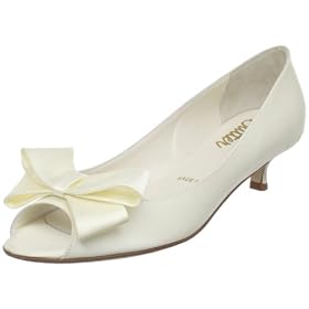 Butter Womens Cass 30-B Peep-Toe Kitten Heel Pump
